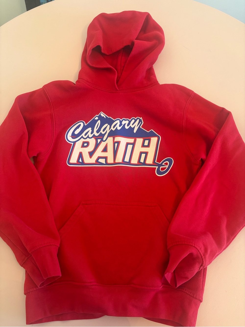 Calgary Rath Red Pullover Hoodie